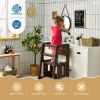 Kids Kitchen Step Stool with Double Safety Rails