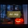 Halloween Sign for Front Door Welcome Sign Home Party Outdoor Wall Decor